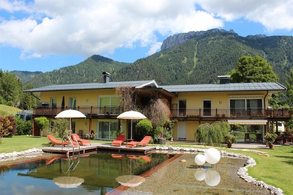 Apartment Steinplatte mit Schwimmteich | © Apartment Steinplatte Tirol