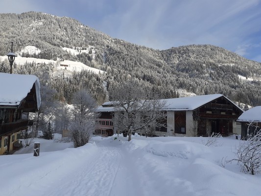 Winteransicht Hörlhof vom Süden