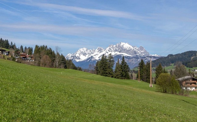 views of the Wilder Kaiser mountain