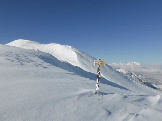 Ausgangspunkt für ihre Skitour 