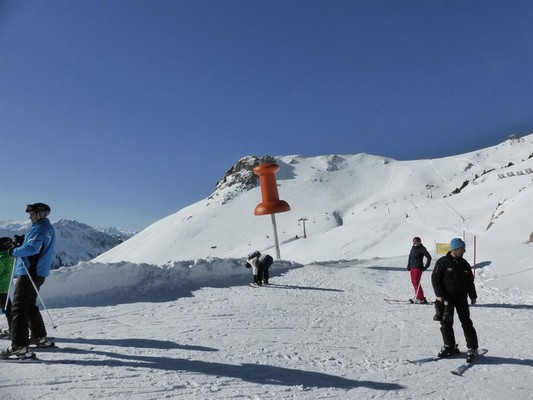 Skivergnügen auf über 2000m Seehöhe